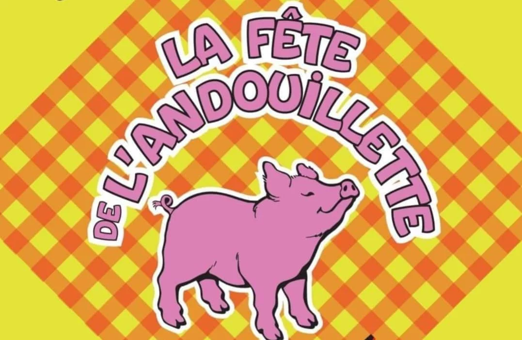 Affiche de communication du Festival de l’Andouillette.